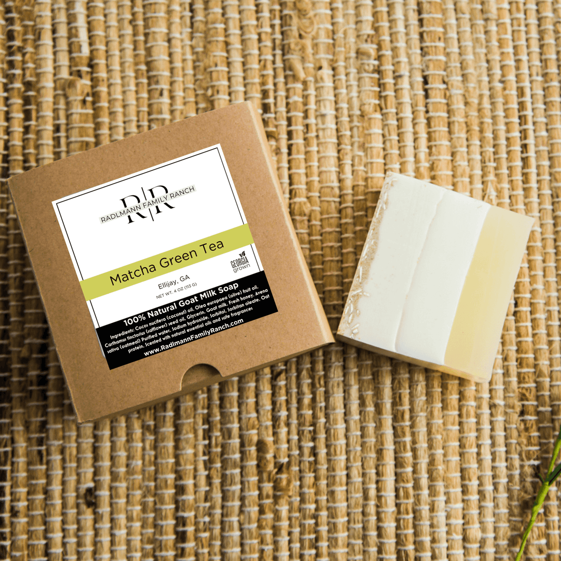 Matcha Green Tea | All Natural Goat Milk Soap Bar | 4 oz