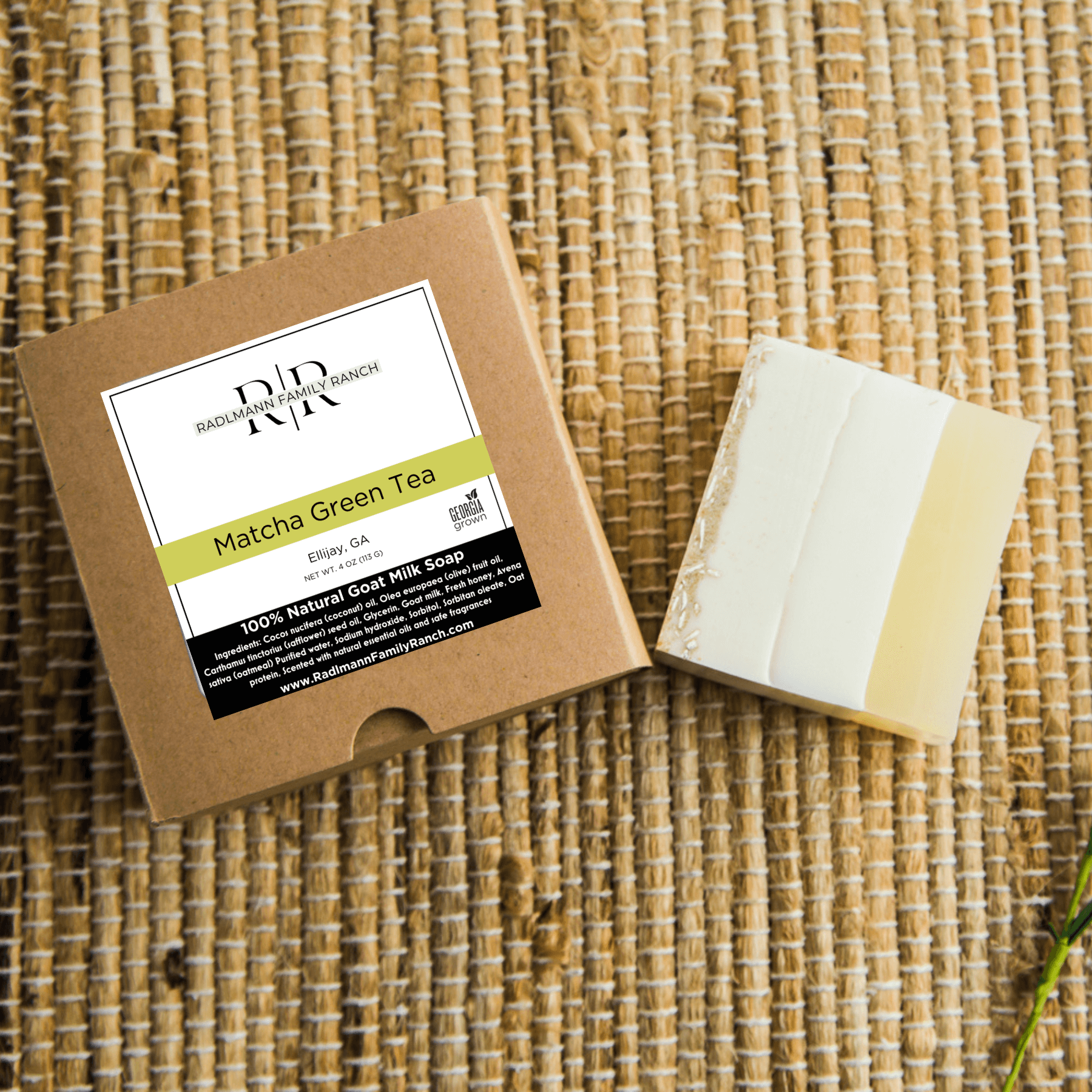 Matcha Green Tea | All Natural Goat Milk Soap Bar | 4 oz