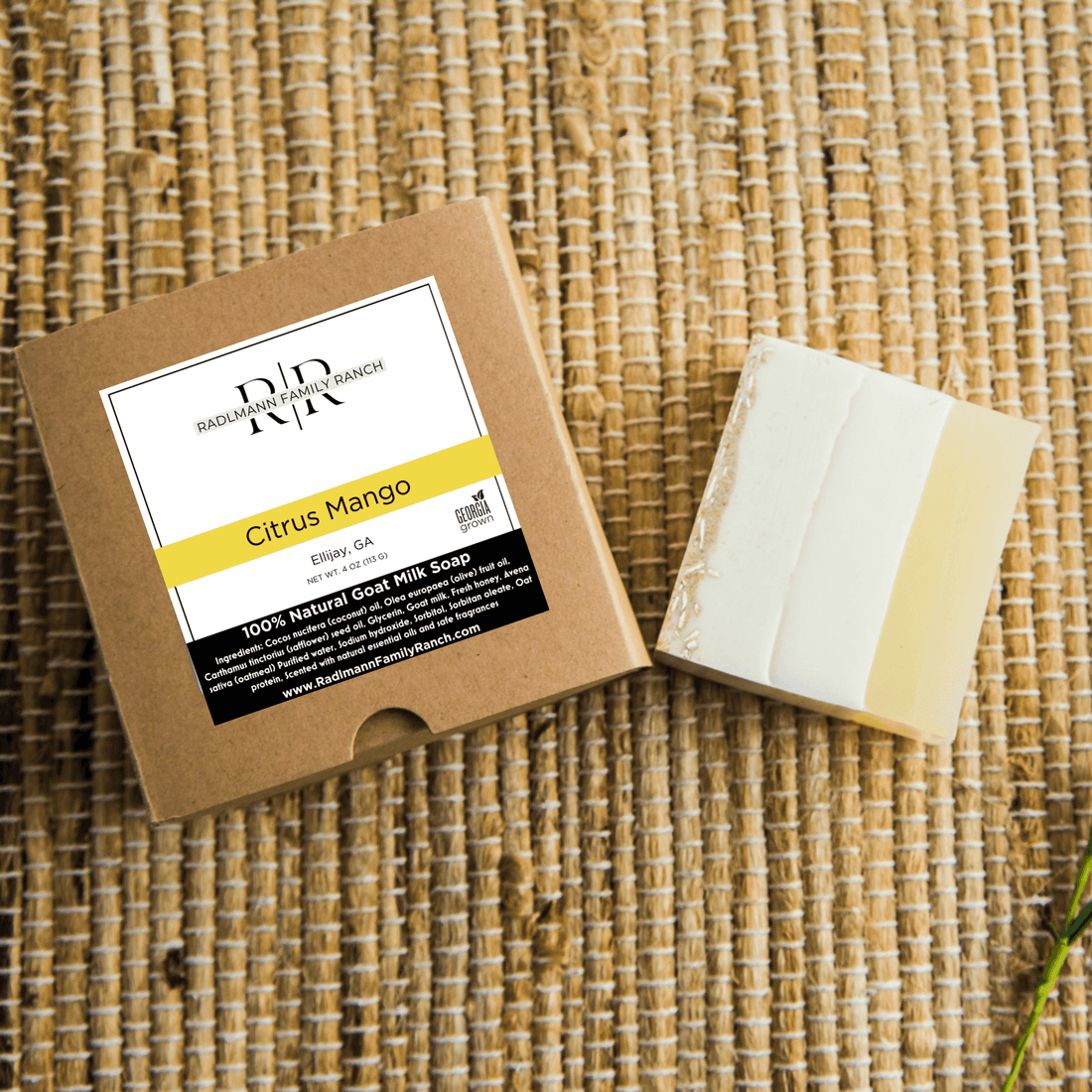 Citrus Mango | All Natural Goat Milk Soap Bar | 4 oz