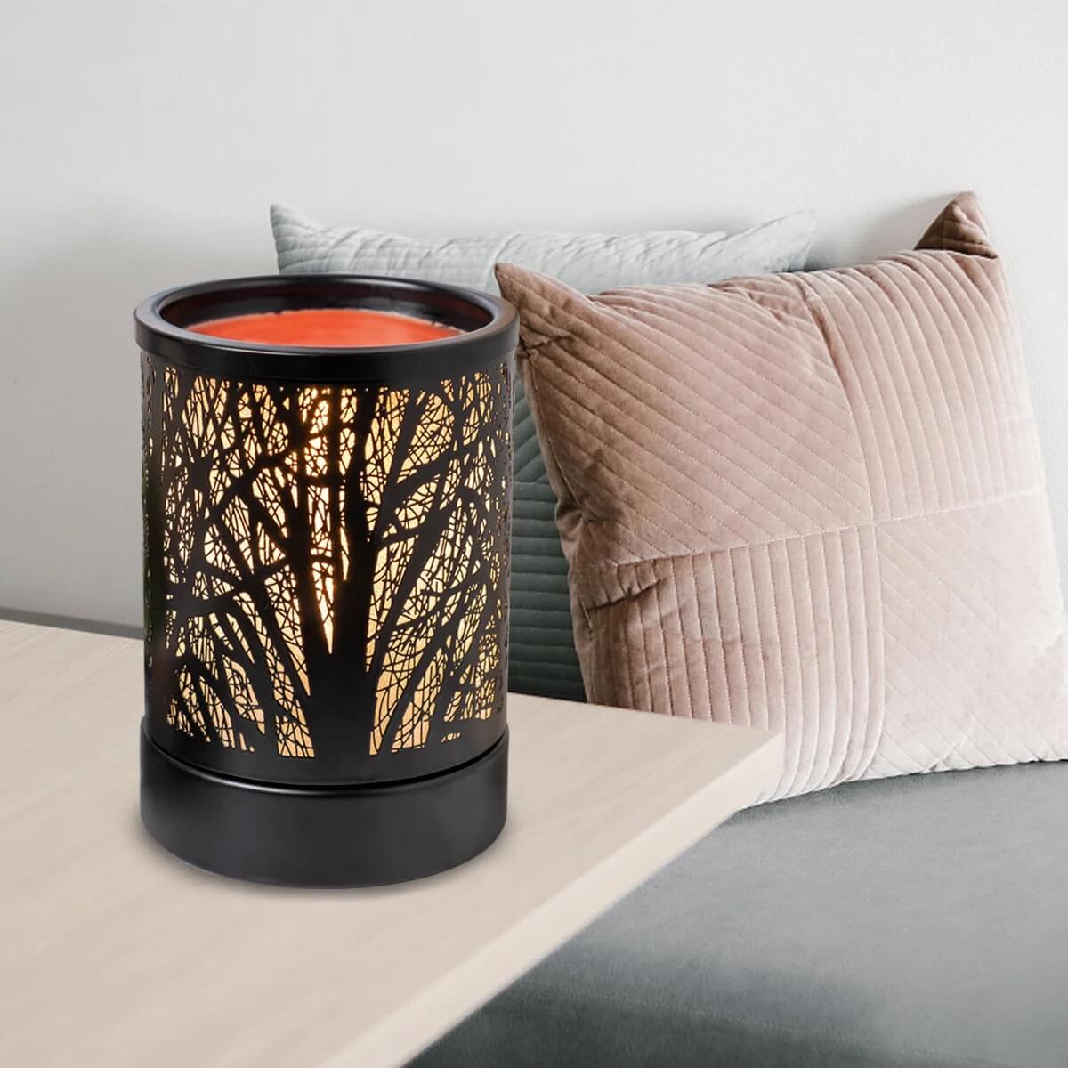 Wax Melts Warmer with LED Light & Silicone Tray